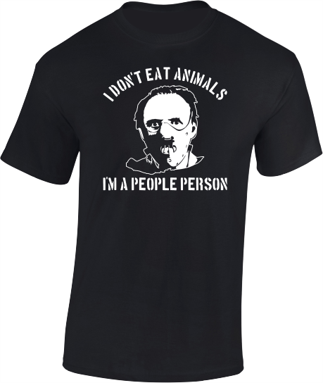 Hanibal Lecter Halloween/Vegetarian/Vegan T-Shirt