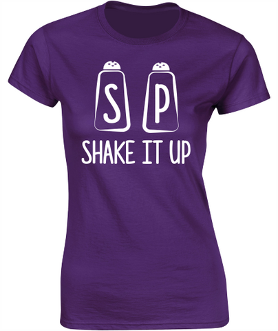 Shake It Up - Ladies Crew Neck T-Shirt
