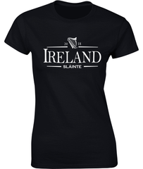 'Ireland 2018 Sláinte' T-Shirt - Ladies Crew Neck