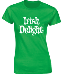 'Irish Delight' T-Shirt - Ladies Crew Neck
