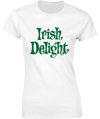 'Irish Delight' T-Shirt - Ladies Crew Neck