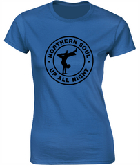 Northern Soul, Soul Dancer T-Shirt - Ladies Crew Neck