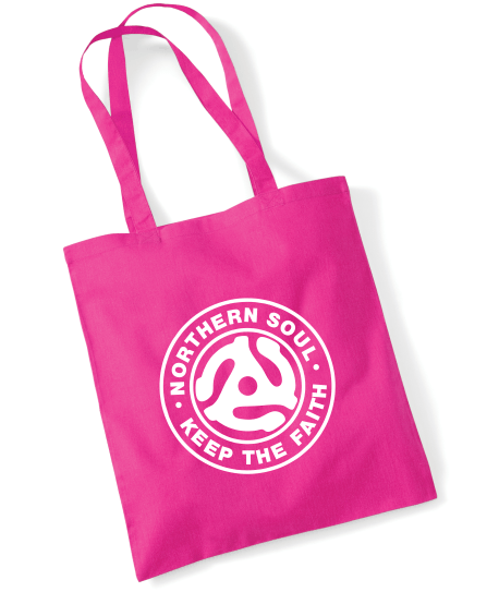 Northern Soul, Keep The Faith (45 Adaptor a) Tote Bag