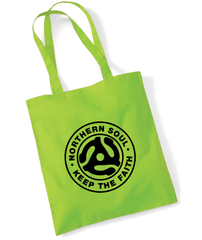 Northern Soul, Keep The Faith (45 Adaptor a) Tote Bag