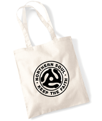 Northern Soul, Keep The Faith (45 Adaptor a) Tote Bag