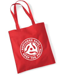 Northern Soul, Keep The Faith (45 Adaptor a) Tote Bag