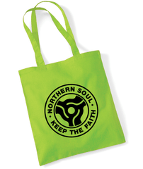 Northern Soul, Keep The Faith (45 Adaptor b) Tote Bag