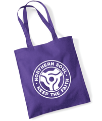 Northern Soul, Keep The Faith (45 Adaptor b) Tote Bag