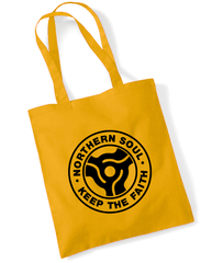 Northern Soul, Keep The Faith (45 Adaptor b) Tote Bag