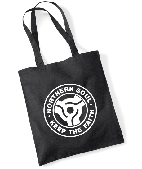 Northern Soul, Keep The Faith (45 Adaptor b) Tote Bag