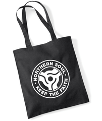 Northern Soul, Keep The Faith (45 Adaptor b) Tote Bag