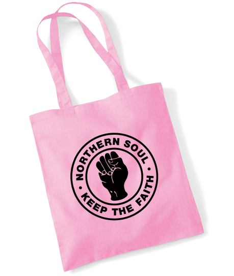 Northern Soul, Keep The Faith (Fist) Tote Bag
