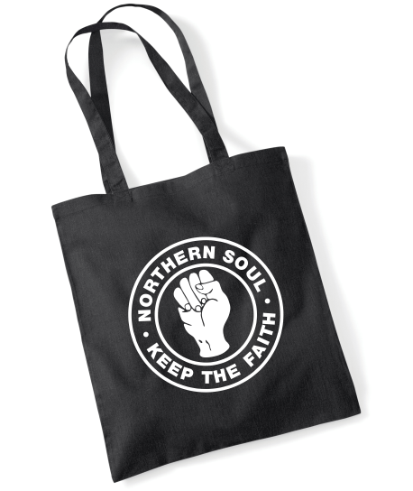 Northern Soul, Keep The Faith (Fist) Tote Bag