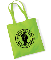 Northern Soul, Keep The Faith (Fist) Tote Bag