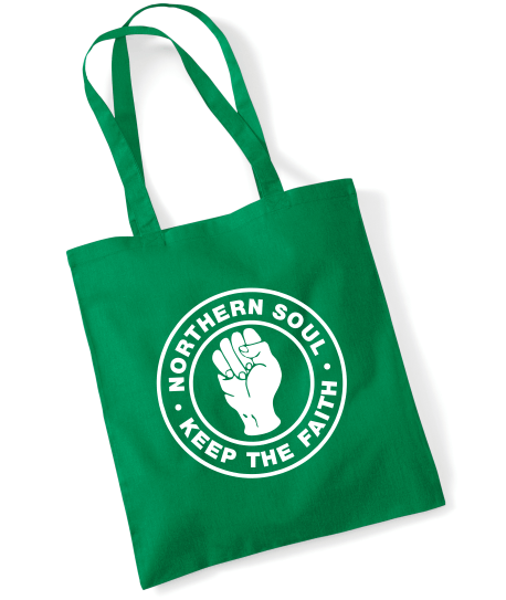 Northern Soul, Keep The Faith (Fist) Tote Bag