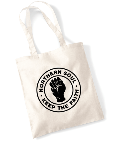 Northern Soul, Keep The Faith (Fist) Tote Bag