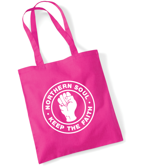 Northern Soul, Keep The Faith (Fist) Tote Bag