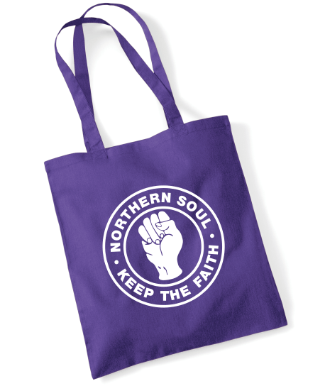 Northern Soul, Keep The Faith (Fist) Tote Bag