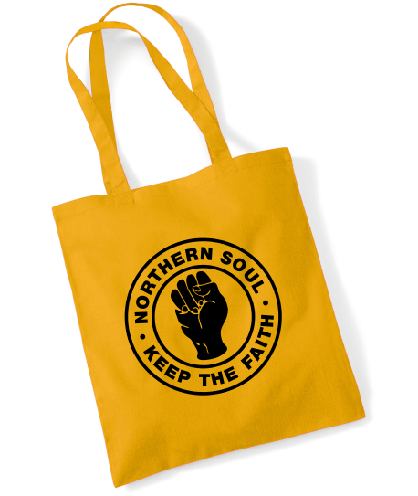 Northern Soul, Keep The Faith (Fist) Tote Bag