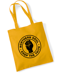 Northern Soul, Keep The Faith (Fist) Tote Bag