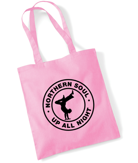Northern Soul, Up All Night (Dancer) Tote Bag