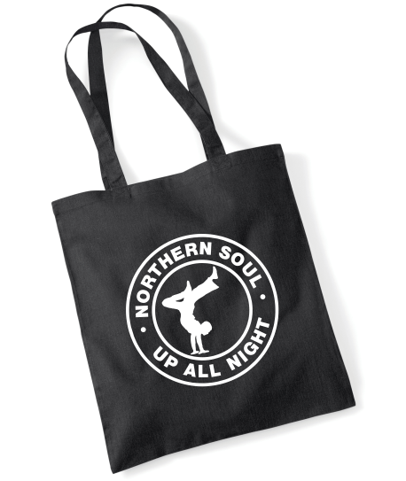 Northern Soul, Up All Night (Dancer) Tote Bag