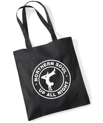 Northern Soul, Up All Night (Dancer) Tote Bag