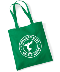 Northern Soul, Up All Night (Dancer) Tote Bag