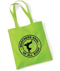 Northern Soul, Up All Night (Dancer) Tote Bag