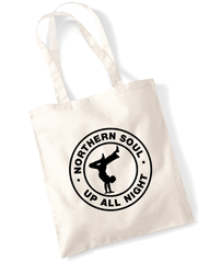 Northern Soul, Up All Night (Dancer) Tote Bag