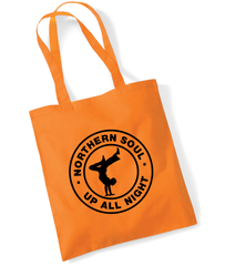 Northern Soul, Up All Night (Dancer) Tote Bag