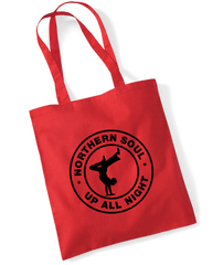 Northern Soul, Up All Night (Dancer) Tote Bag
