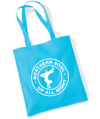 Northern Soul, Up All Night (Dancer) Tote Bag