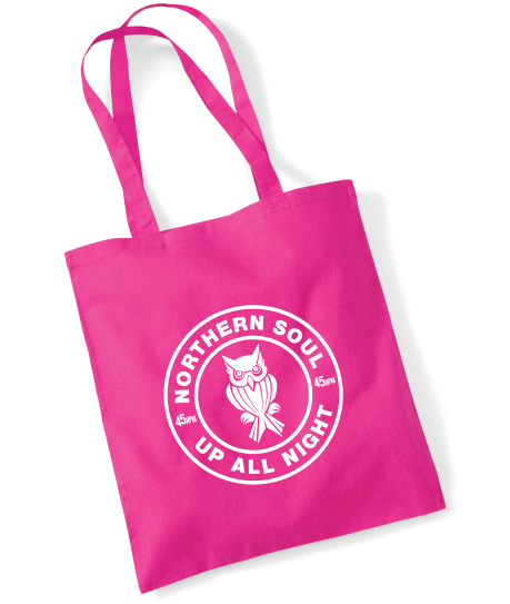 Northern Soul, Up All Night, Night Owl Tote Bag