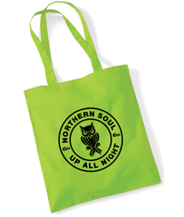 Northern Soul, Up All Night, Night Owl Tote Bag