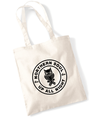 Northern Soul, Up All Night, Night Owl Tote Bag