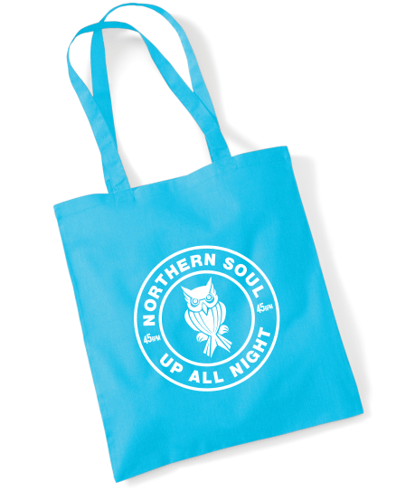 Northern Soul, Up All Night, Night Owl Tote Bag