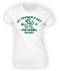St. Patrick's Day Pub Crawl - Personalised T-Shirt