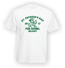 St. Patrick's Day Pub Crawl - Personalised T-Shirt