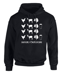 "A haon, a dó, a trí, DRINK!" Irish Hoodie - Adult