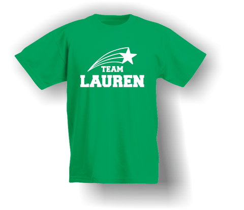 Personalised 'Team' T-Shirt (Occasion, Divorce, Support etc) Kids