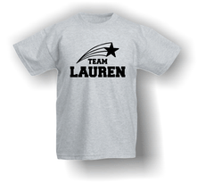Personalised 'Team' T-Shirt (Occasion, Divorce, Support etc) Kids