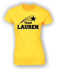 Personalised 'Team' T-Shirt (Occasion, Divorce, Support etc)