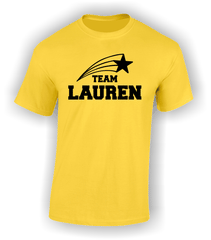 Personalised 'Team' T-Shirt (Occasion, Divorce, Support etc)