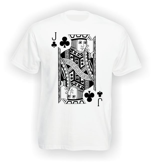 Jack of Clubs (Full) T-Shirt