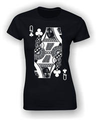 Queen of Clubs (Full) T-Shirt