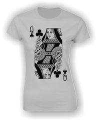 Queen of Clubs (Full) T-Shirt