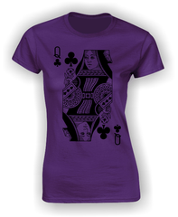 Queen of Clubs (Full) T-Shirt