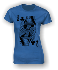 Queen of Clubs (Full) T-Shirt
