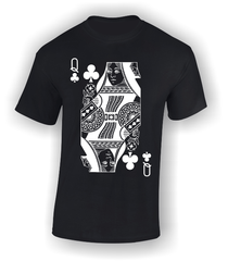 Queen of Clubs (Full) T-Shirt